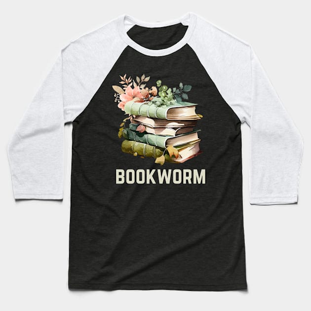 Bookworm Baseball T-Shirt by Norse Magic